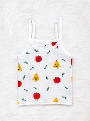baby muslin camisole
newborn cotton vest
apple print baby vest
pear print baby clothes
muslin baby clothing
newborn sleeveless top
baby summer wear
cotton baby camisole
newborn baby clothes India
muslin cotton baby wear
soft baby clothing
breathable newborn clothes
infant camisole vest
baby daily wear
baby innerwear cotton
newborn essentials
unisex baby clothing
muslin vest for newborn